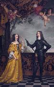 Willem II (1626-50), prince of Orange, and his wife Maria Stuart